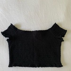 Smocked off the shoulder top